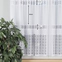 Firanka żakardowa, pasowa, wys. 150cm, kolor biały 018869/000/001/000150/1