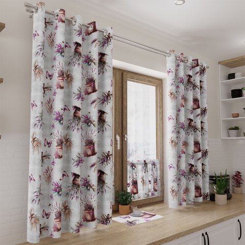 LAVETTE Tkanina na zasłony NINA WODOODPORNA, 160cm, kolor szary D00168/NIW/001/160000/1