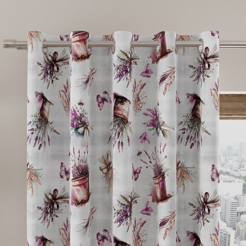 LAVETTE Tkanina na zasłony NINA WODOODPORNA, 160cm, kolor szary D00168/NIW/001/160000/1