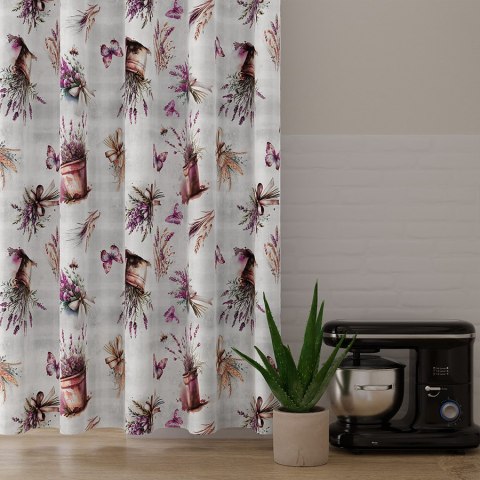 LAVETTE Tkanina na zasłony NINA WODOODPORNA, 160cm, kolor szary D00168/NIW/001/160000/1