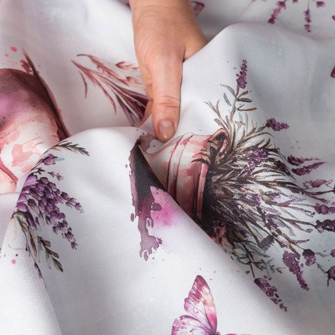 LAVETTE Tkanina na zasłony NINA WODOODPORNA, 160cm, kolor szary D00168/NIW/001/160000/1