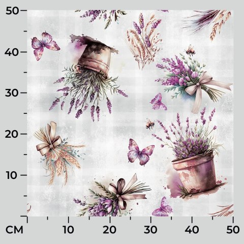 LAVETTE Tkanina na zasłony NINA WODOODPORNA, 160cm, kolor szary D00168/NIW/001/160000/1