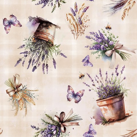 LAVETTE Tkanina na zasłony NINA WODOODPORNA, szer. 160cm, kolor beżowy D00168/NIW/002/160000/1