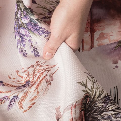 LAVETTE Tkanina na zasłony NINA WODOODPORNA, szer. 160cm, kolor beżowy D00168/NIW/002/160000/1