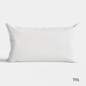 SZKOTI CHOINKI Poduszka z wypełnieniem silikonowym dwustronna MICROFIBRA, 30x50cm, kolor biały TBN017/SIL/001/030050/1