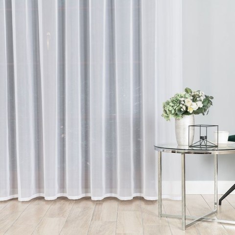 Woal gładki, wys. 320cm, kolor biały 002301/233/001/000320/1