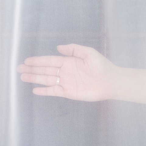 Woal gładki, wys. 320cm, kolor biały 002301/233/001/000320/1