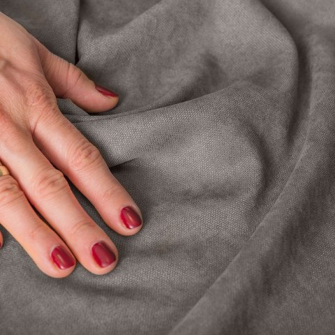 MILAS SOFT Tkanina na zasłony, wys. 300cm, kolor 032 brązowo szary MILAS1/000/032/000300/1