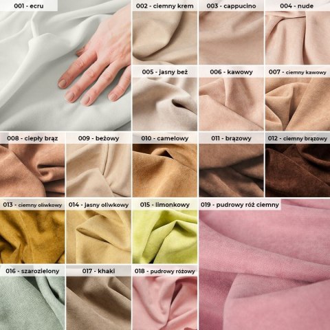 MILAS SOFT Tkanina na zasłony, wys. 300cm, kolor 033 antracyt MILAS1/000/033/000300/1