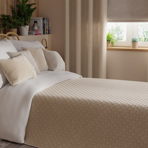 VELVI Narzuta dekoracyjna, 220x240cm, kolor 003 jasny beżowy VELVI0/NAP/003/220240/1