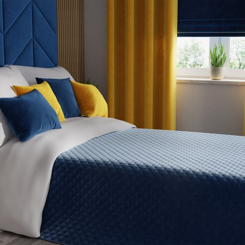 VELVI Narzuta dekoracyjna, 220x240cm, kolor 011 granatowy VELVI0/NAP/011/220240/1