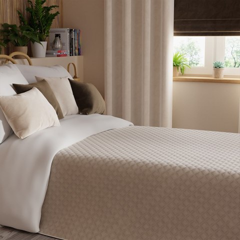 VELVI Narzuta dekoracyjna, 220x240cm, kolor 016 kremowy VELVI0/NAP/016/220240/1