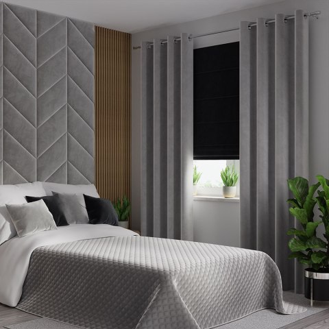 VELVI Narzuta dekoracyjna, 220x240cm, kolor 020 szary VELVI0/NAP/020/220240/1