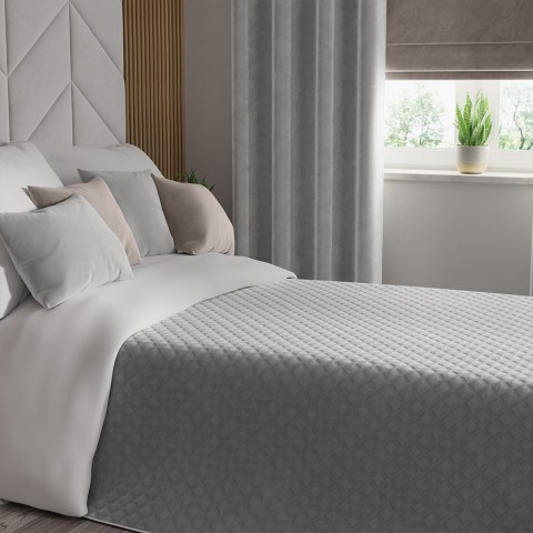 VELVI Narzuta dekoracyjna, 220x240cm, kolor 021 pastelowy szary VELVI0/NAP/021/220240/1