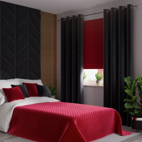 VELVI Narzuta dekoracyjna, 220x240cm, kolor 043 czerwony VELVI0/NAP/043/220240/1