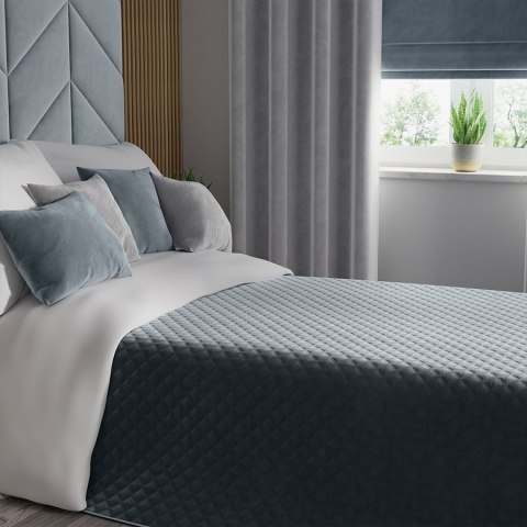 VELVI Narzuta dekoracyjna, 220x240cm, kolor 063 niebieski VELVI0/NAP/063/220240/1