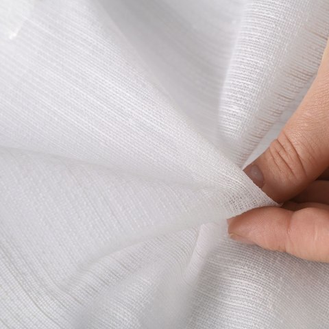 CAMERON Firanka z ołowianką, wys. 300cm, kolor biały 030628/OLO/001/000300/1