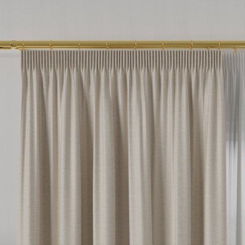 FRIDA Tkanina na zasłony dwustronna, wys. 310cm, kolor 002 beżowy 029120/TDP/002/000310/1