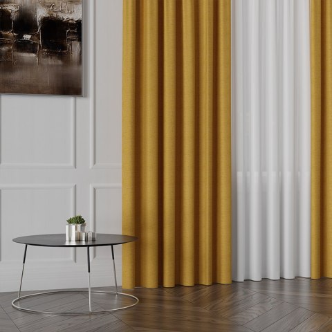 FRIDA Tkanina na zasłony dwustronna, wys. 310cm, kolor 010 żółty 029120/TDP/010/000310/1