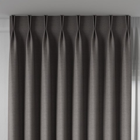 FRIDA Tkanina na zasłony dwustronna, wys. 310cm, kolor 015 ciemny szary 029120/TDP/015/000310/1