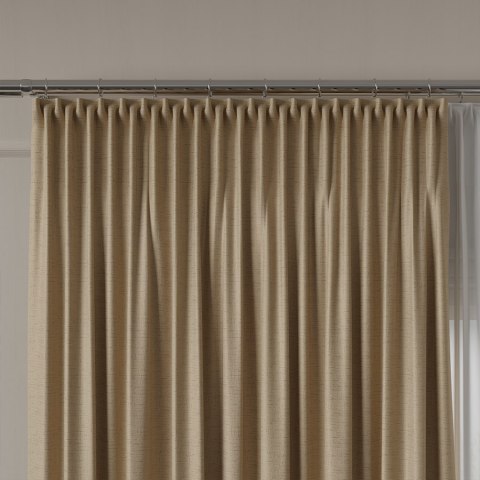 FRIDA Tkanina na zasłony dwustronna, wys. 310cm, kolor 020 camelowy 029120/TDP/020/000310/1
