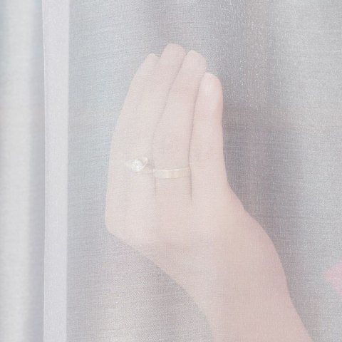 Firanka fantazyjna, wys. 290cm, kolor biały 020012/000/001/000290/1