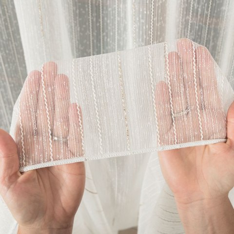 Firanka fantazyjna z ołowianką, wys. 295cm, kolor 003 196032/OLO/003/000295/1