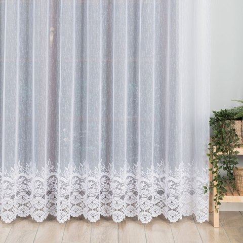 Firanka żakardowa, wys. 250cm, kolor biały 018864/000/001/000250/1