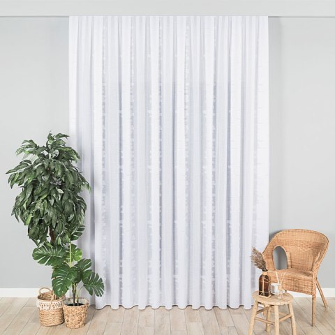 Firanka z ołowianką, wys. 300cm, kolor biały 340007/OLO/001/000300/1