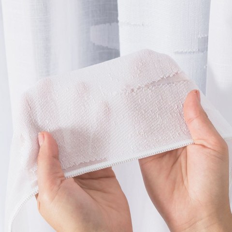 Firanka z ołowianką, wys. 300cm, kolor biały 340007/OLO/001/000300/1