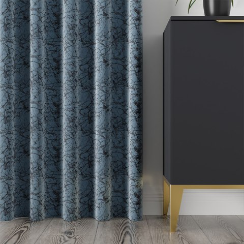 HESTIA Tkanina na zasłony, wys. 305cm, kolor 231 niebieski 062116/TDP/231/000305/1