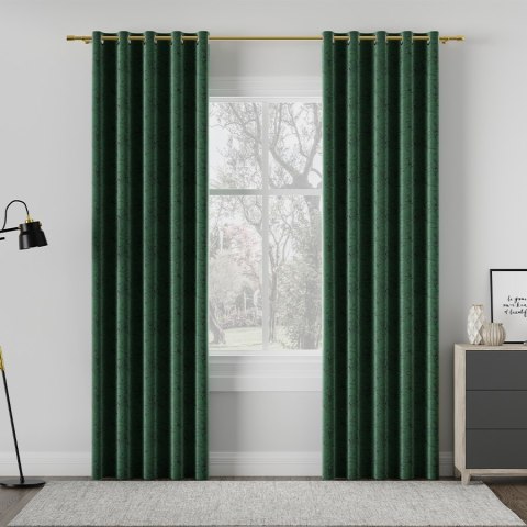 HESTIA Tkanina na zasłony, wys. 305cm, kolor 271 zielony 062116/TDP/271/000305/1
