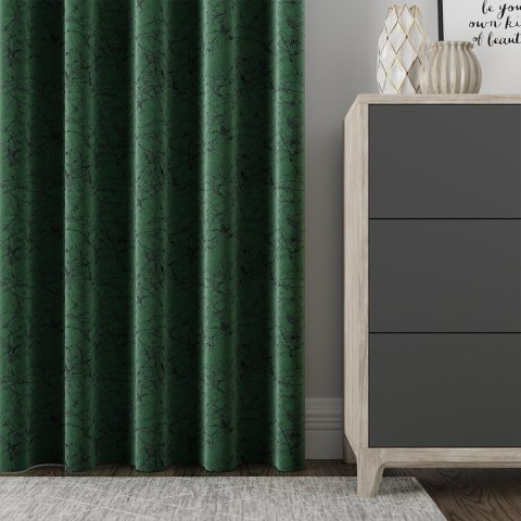HESTIA Tkanina na zasłony, wys. 305cm, kolor 271 zielony 062116/TDP/271/000305/1