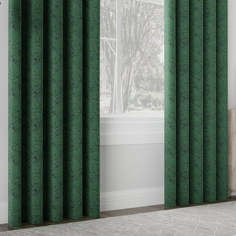 HESTIA Tkanina na zasłony, wys. 305cm, kolor 271 zielony 062116/TDP/271/000305/1