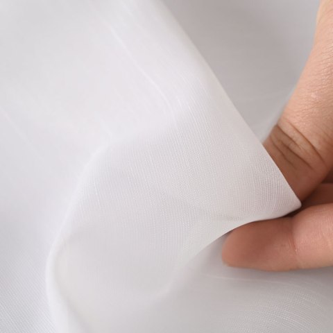 IZYDA Firanka trudnopalna z ołowianką, wys. 300cm, kolor biały 030319/FRE/001/000300/1