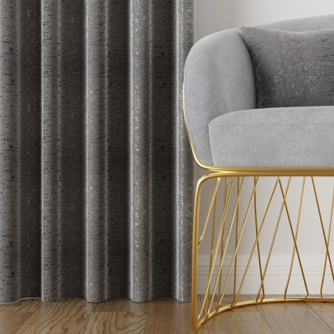 ODYS Tkanina na zasłony, wys. 305cm, kolor 417 ciemny szary 062110/TDP/417/000305/1