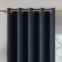 PILAR Tkanina dekoracyjna dwustronna, wys. 305cm, kolor 232 ciemny niebieski 034006/TDP/232/000305/1
