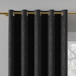 PILAR Tkanina dekoracyjna dwustronna, wys. 305cm, kolor 418 czarny 034006/TDP/418/000305/1