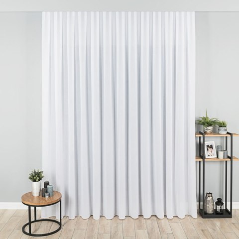 Firanka fantazyjna z ołowianką, wys. 280cm, kolor biały SILK00/OLO/001/000280/1