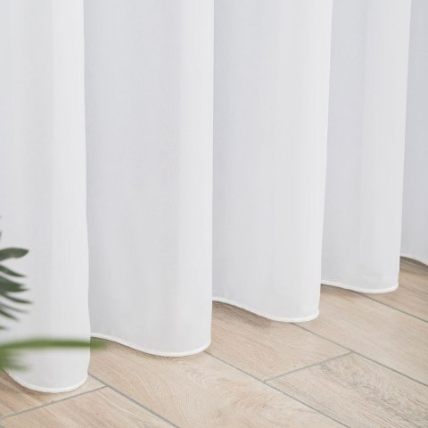 Firanka fantazyjna z ołowianką, wys. 280cm, kolor biały SILK00/OLO/001/000280/1