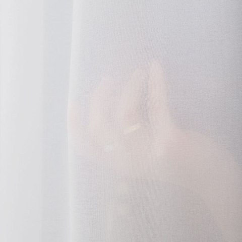 Firanka fantazyjna z ołowianką, wys. 280cm, kolor biały SILK00/OLO/001/000280/1