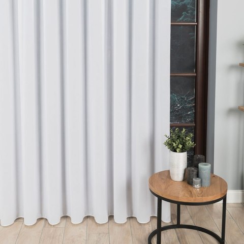 Firanka fantazyjna z ołowianką, wys. 280cm, kolor biały SILK00/OLO/001/000280/1