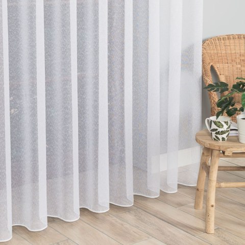 Firanka fantazyjna z ołowianką, wys. 300cm, kolor biały 001789/OLO/001/000300/1