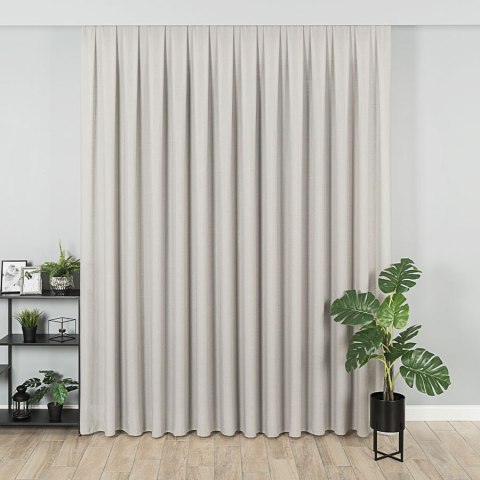 Firanka fantazyjna z ołowianką, wys. 330cm, kolor 002 szary 000211/OLO/002/000330/1