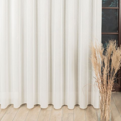 Firanka z ołowianką, wys. 320cm, kolor 004 kremowy 419060/OLO/004/000320/1