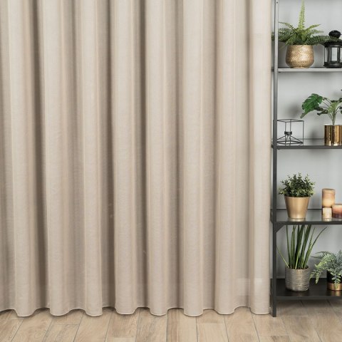 Firanka z ołowianką, wys. 320cm, kolor 006 beżowy 419060/OLO/006/000320/1