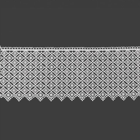 Koronra gipiurowa biała, gwiazdki, wys. 15cm, 074037