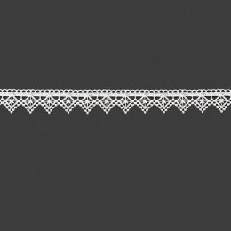 Koronra gipiurowa biała, gwiazdki, wys. 3cm,  074037