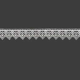 Koronra gipiurowa biała, gwiazdki, wys. 5cm,  074037
