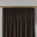 MANUEL Tkanina dekoracyjna, wys. 300cm, kolor 811 ciemny brązowy TD0016/TDP/811/000300/1